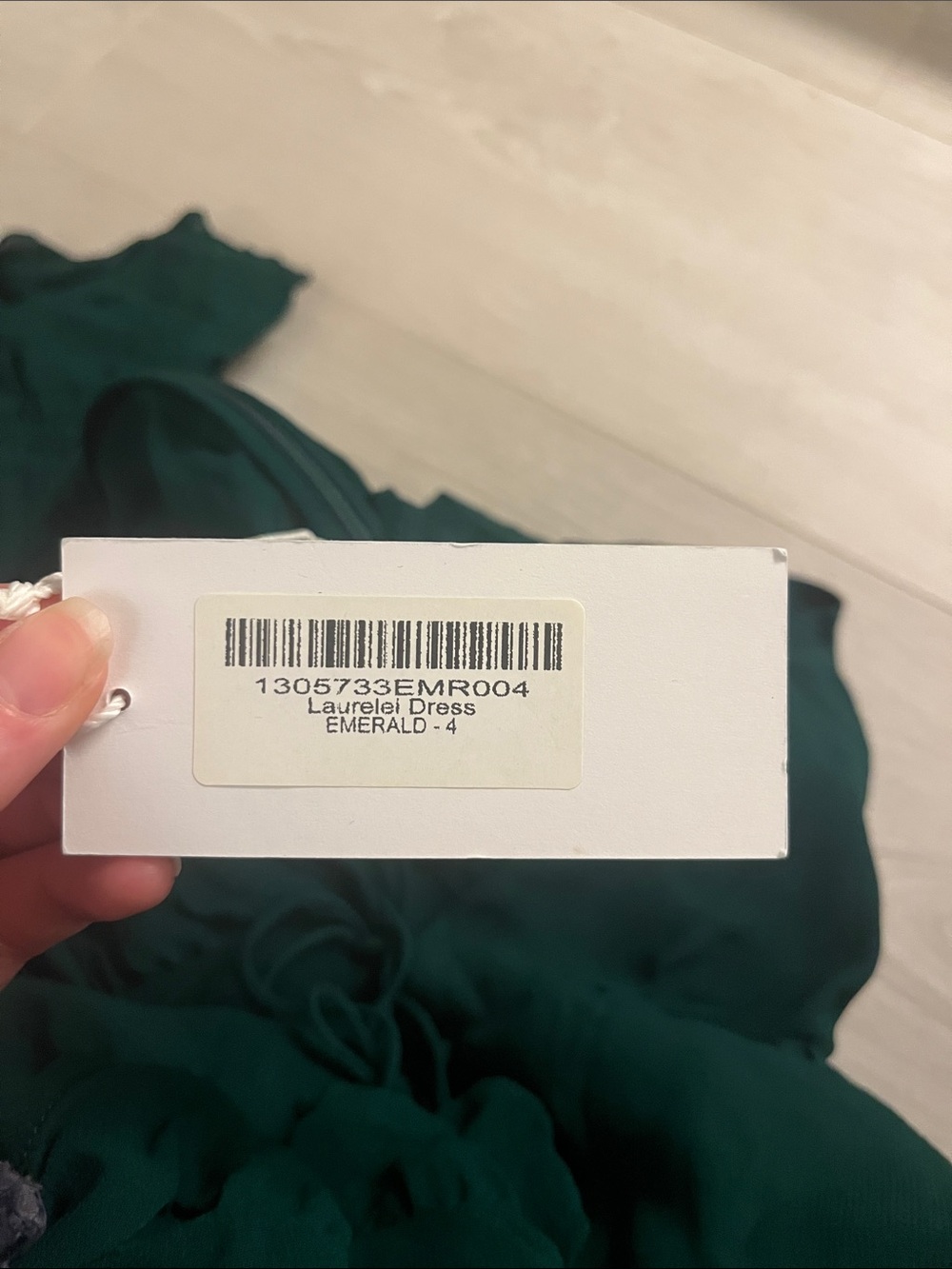 Reformation Laurelei Emerald Dress - Picture 3 of 3
